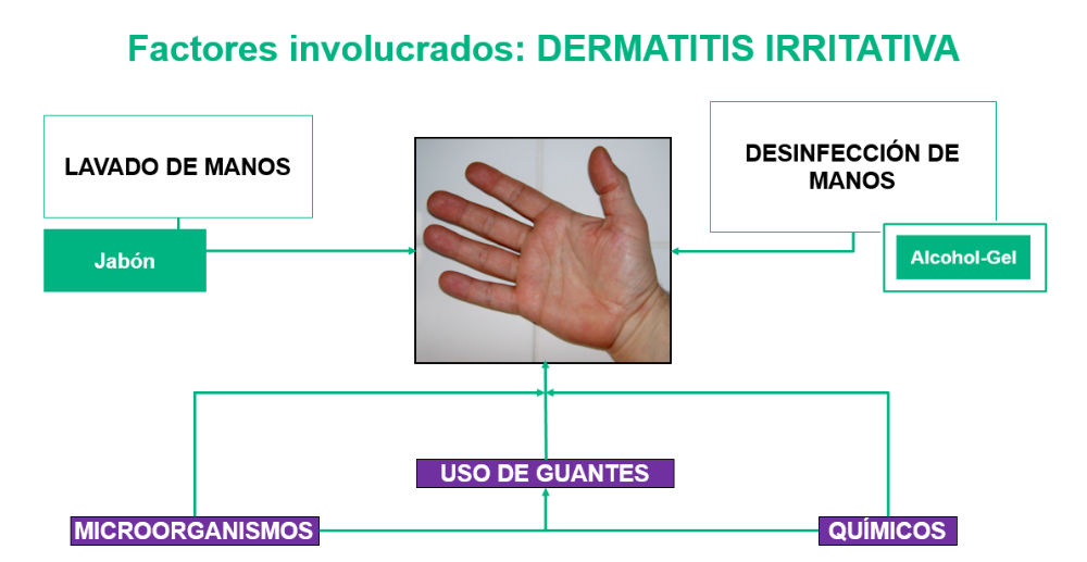 Factores dermatitis irritativa