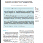 Prevalencia y perfil de susceptibilidad antimicrobiana en bacterias aisladas de úlceras crónicas infectadas en adultos
