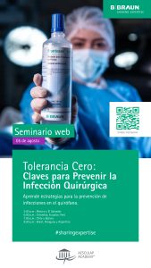 Webinar Tolerancia cero es la meta : Estrategias para reducir la infección de sitio quirúrgica